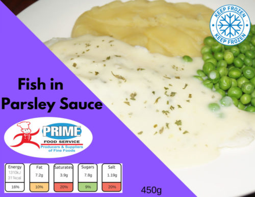 Fish In Parsley Sauce by Prime Food Service
