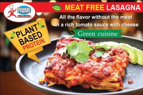 Lasagna plant-based by Prime Food Service