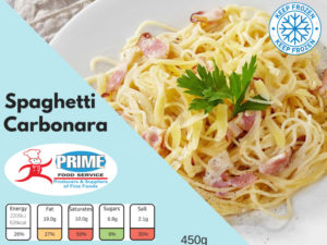 Spaghetti Carbonara by Prime Food Service