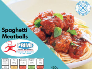 Spaghetti Meatballs by Prime Food Service