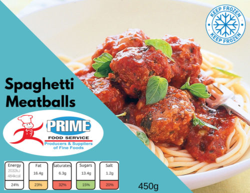 Spaghetti Meatballs by Prime Food Service