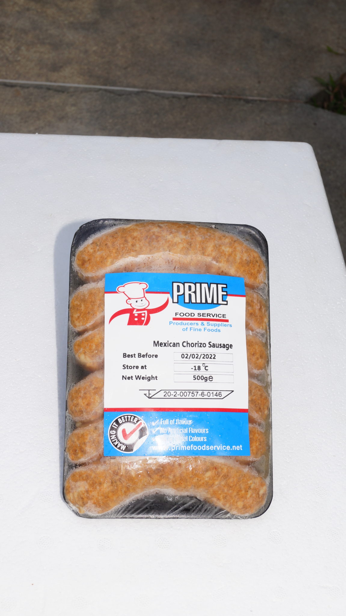 Mexican chorizo sausage by Prime Food Service