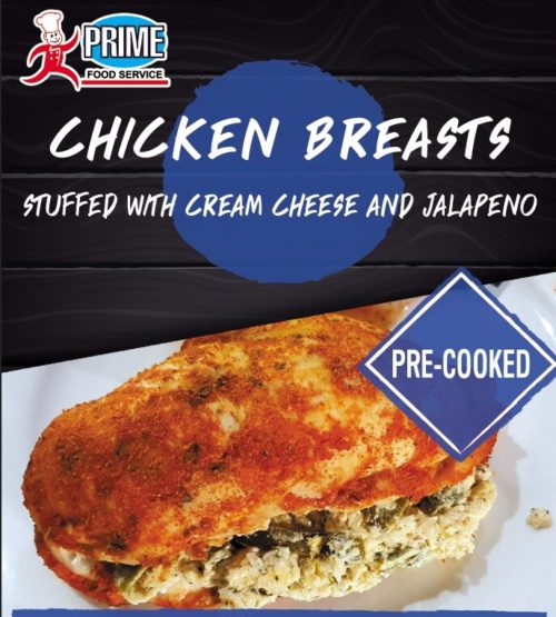 chicken breast stuffed with cheese and jalapeño by Prime Food Service