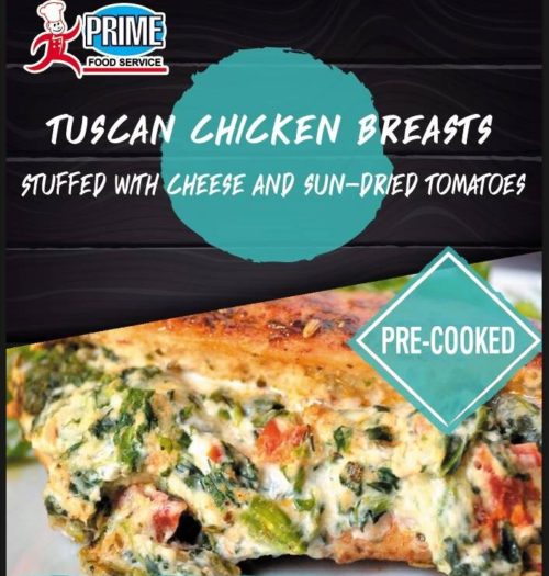 Tuscan Stuffed Chicken Breast by Prime Food Service