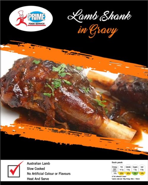 lamb shank in gravy by Prime Food Service