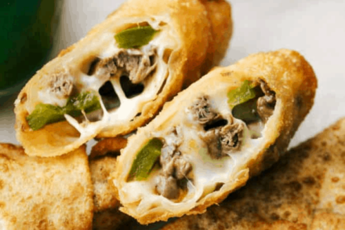 Philly Cheesesteak egg rolls by Prime Food Service
