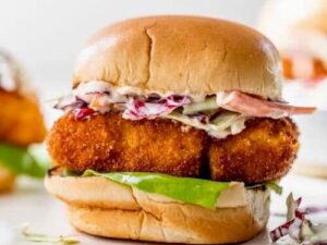 Breaded Cod Burgers